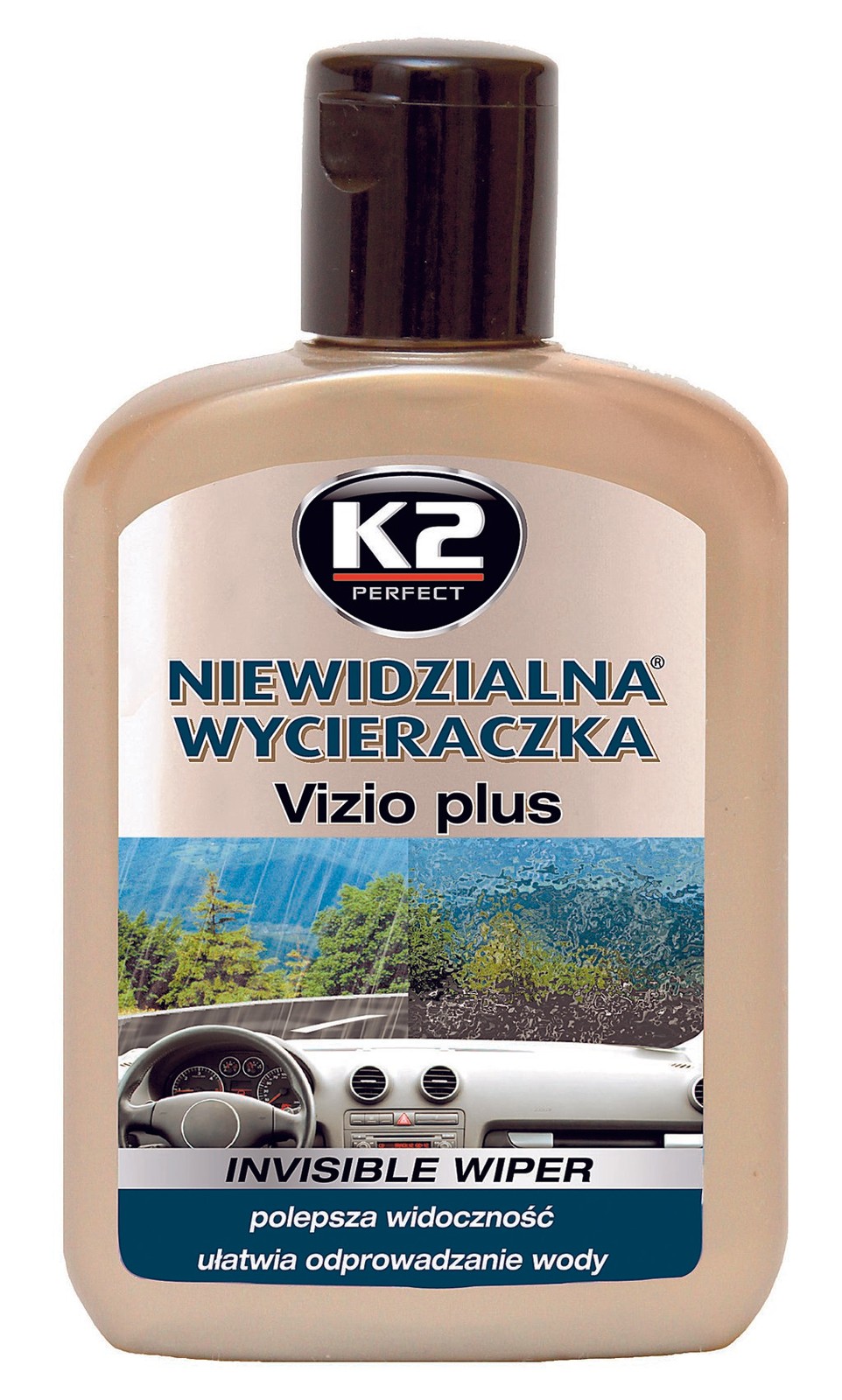 Niewiedzialna wycieraczka szyby samochodowej