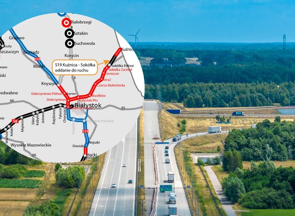 Nowy odcinek S19 na nowy rok. To dopiero początek, bo w 2026 r. GDDKiA otworzy ich kilka