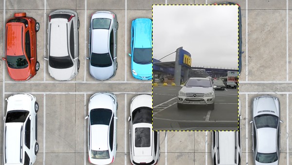 Zajęła trzy miejsca parkingowe i pyskuje. Nagranie pod marketem