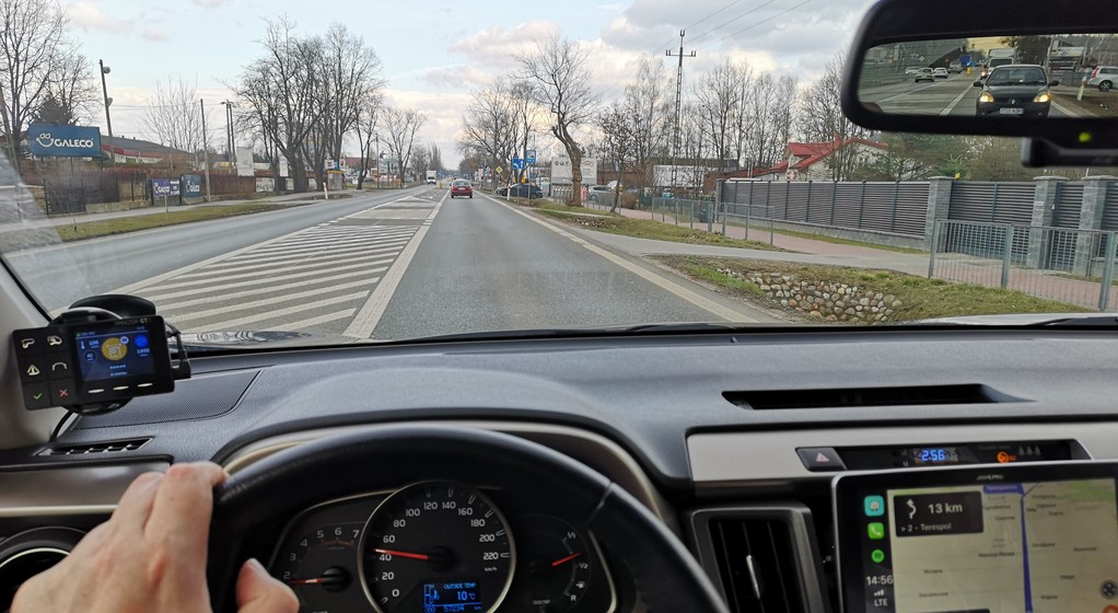 Test ostrzegaczy drogowych