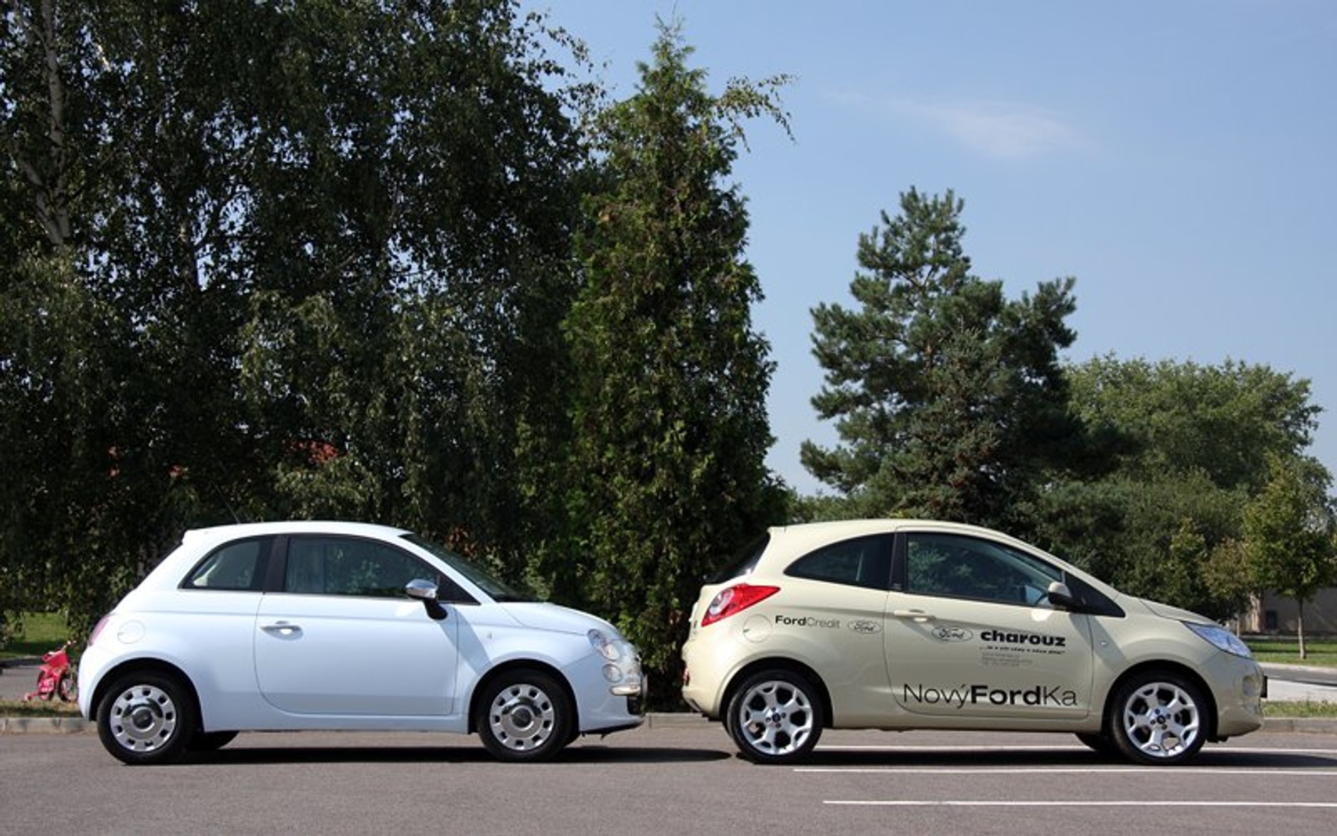 Test: Fiat 500 1,2 (51 kW) vs. Ford Ka 1,2 (51 kW) – Malá piva