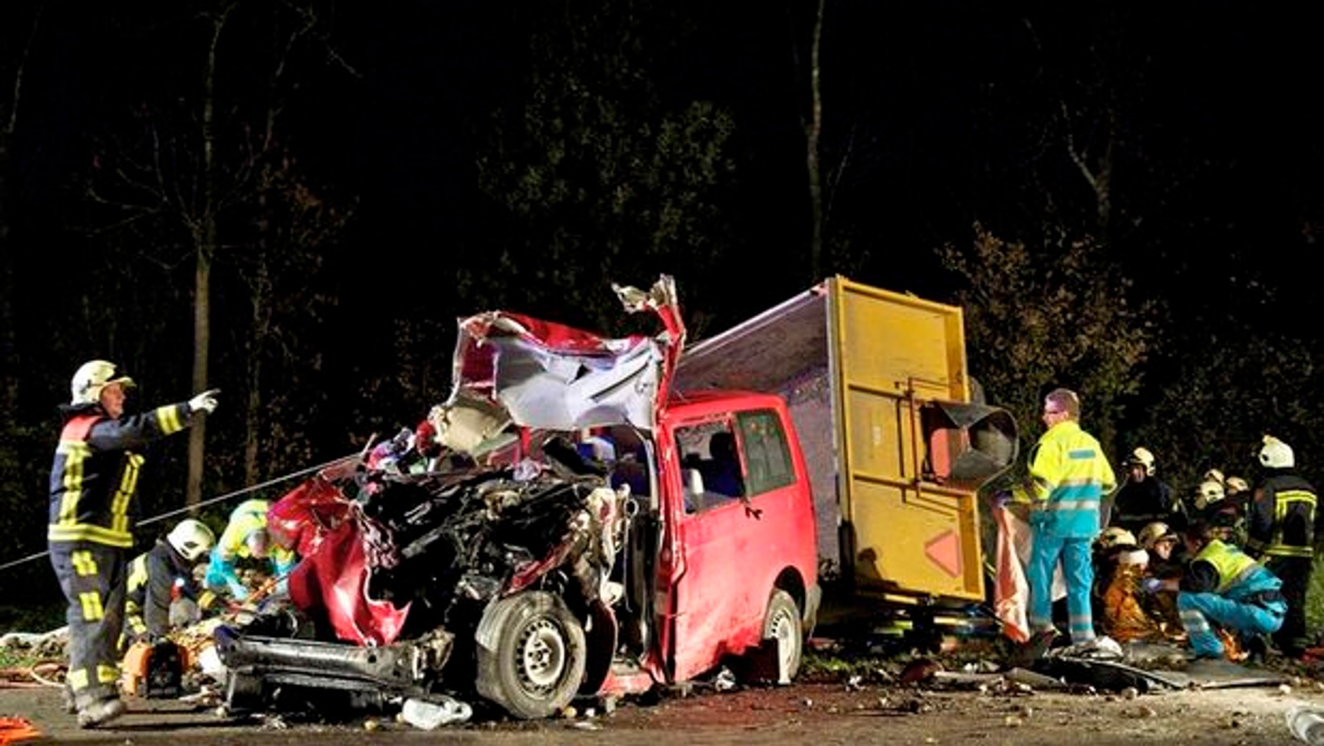 Tragiczny wypadek polskiego VW Transportera w Holandii