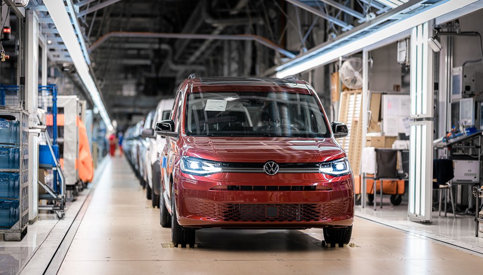 Produkcja nowego Volkswagena Caddy w zakładach w Poznaniu