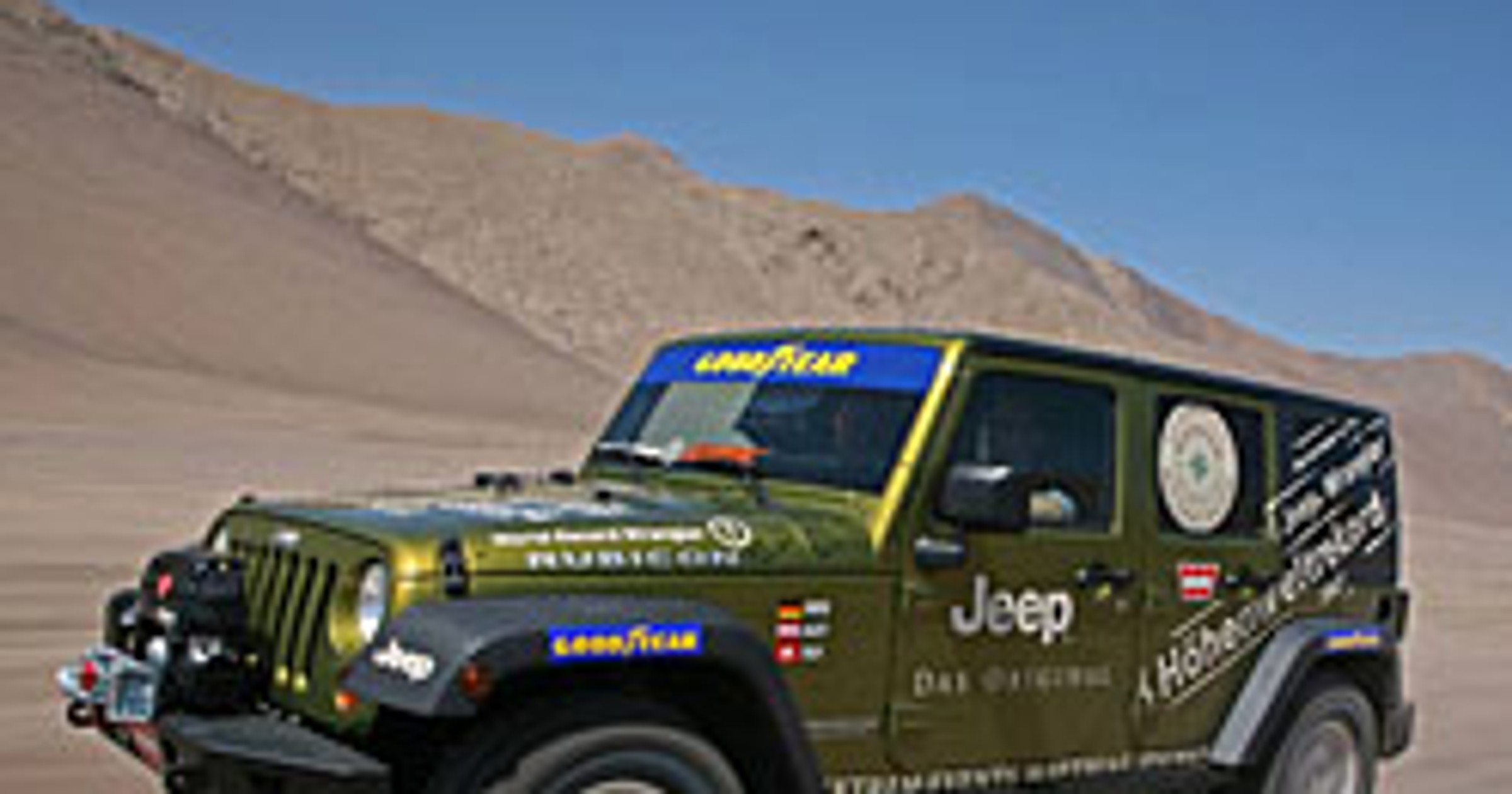 Jeepem Wrangler Unlimited Rubicon na wysokość 6646 m n. p. m.
