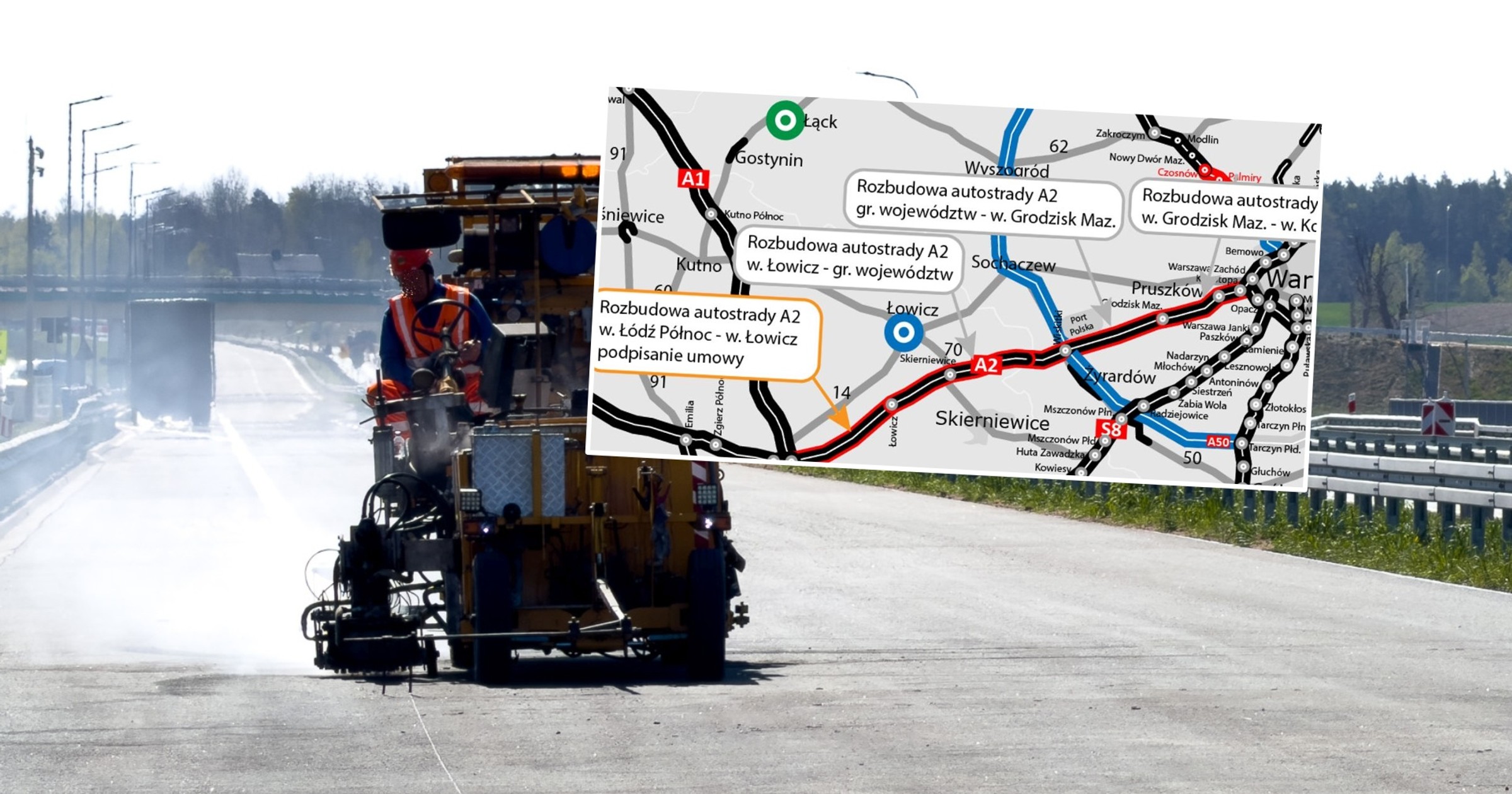 Rusza poszerzanie autostrady A2