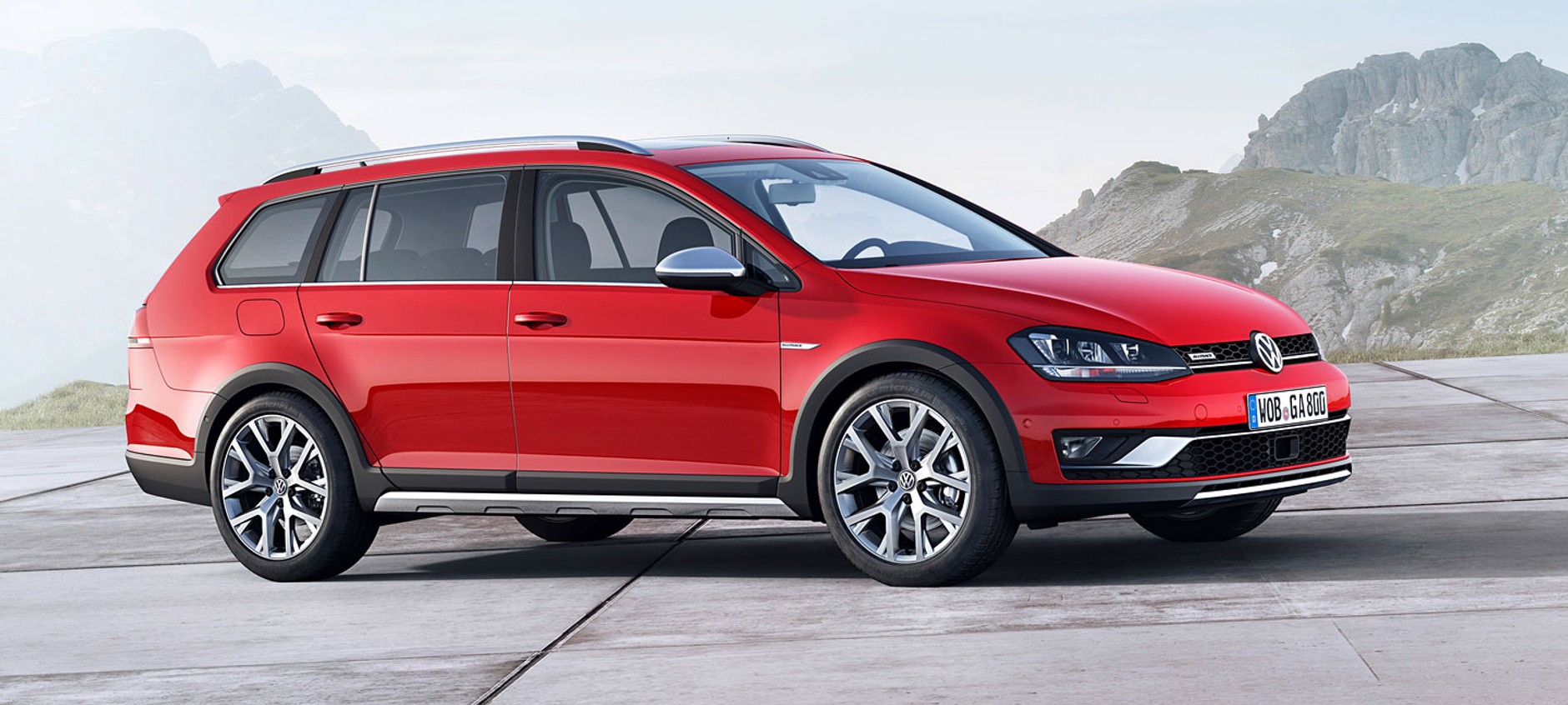 Volkswagen Golf Alltrack na cztery łapy