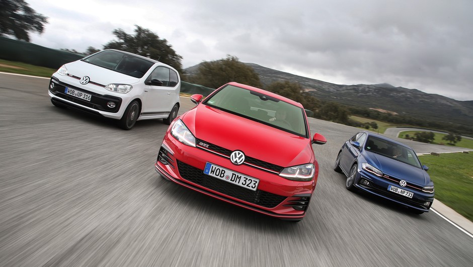 Rodzina łobuzów – Volkswagen Golf, Polo i up! w wersji GTI