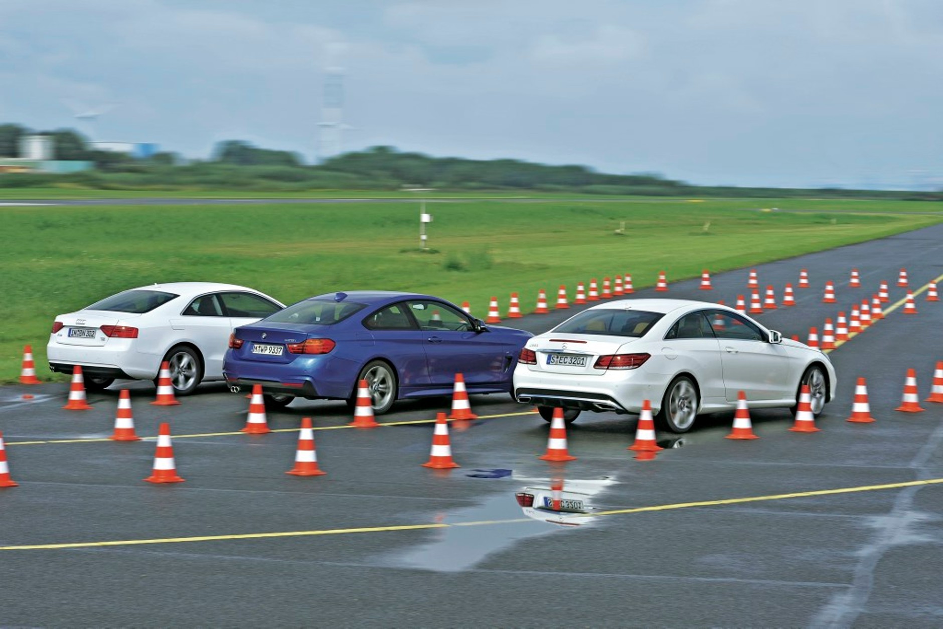 BMW 428i kontra audi A5 i Mercedes E 250 Coupe