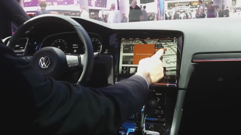 System obsługi gestami w VW Golfie Touch