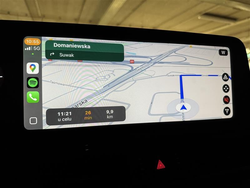Google Maps w Apple CarPlay