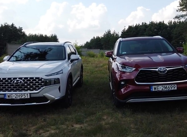 Auta bez ściemy - Hyundai Santa Fe kontra Toyota Highlander