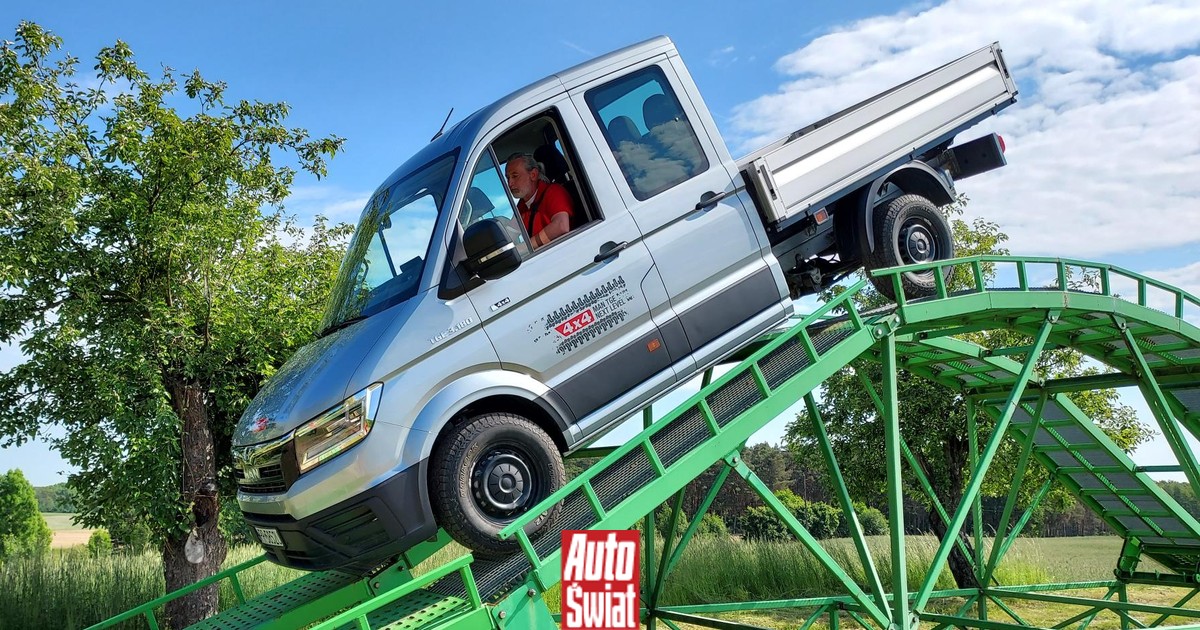 Dostawczakiem w terenie. Jeździłem MAN-em TGE 4x4