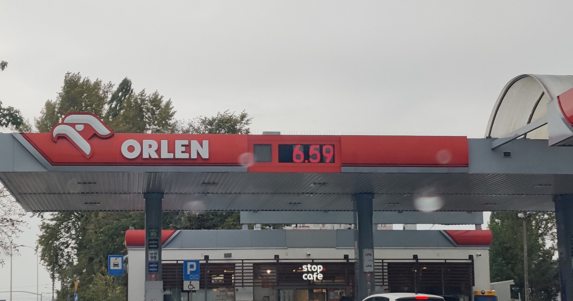 Cena paliw na stacji Orlen 12 października 2023 r.