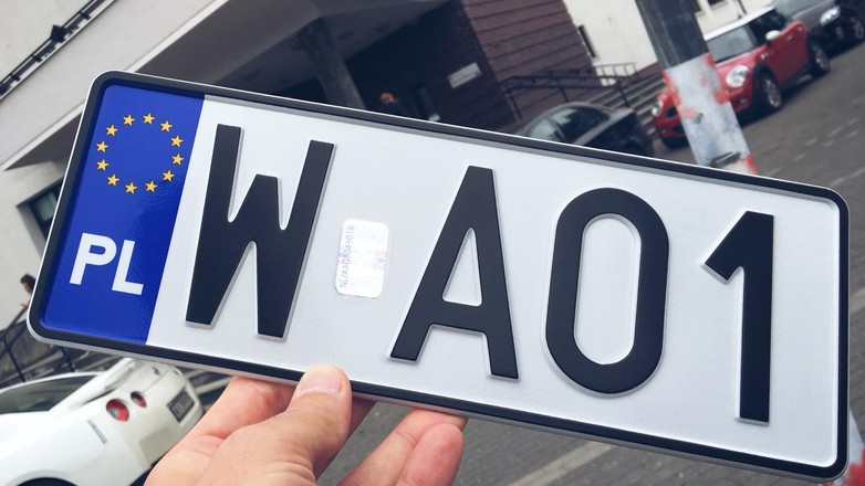 Nowe, mniejsze tablice rejestracyjne