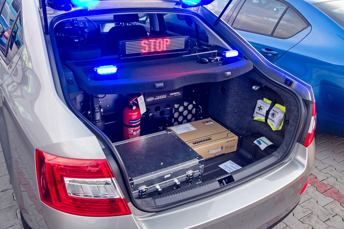 Skoda Octavia czeskiej policji