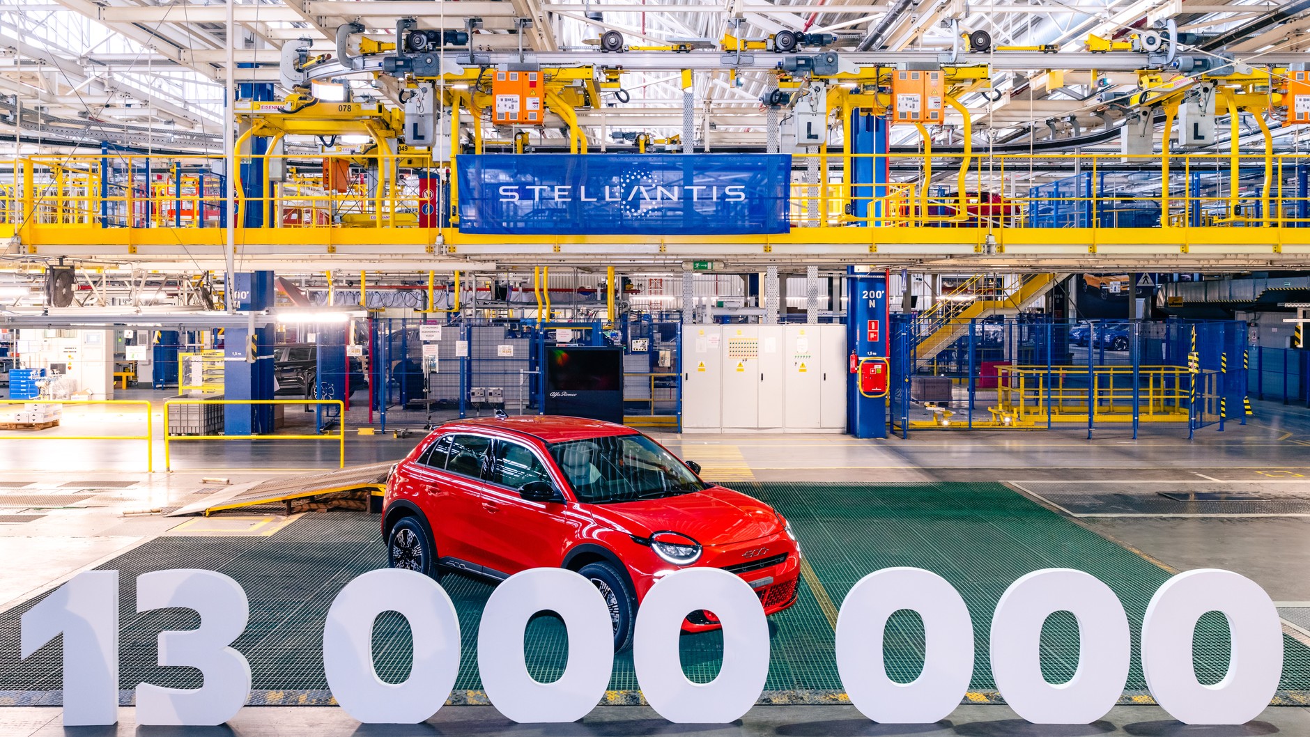 Trzynastomilionowy samochód w fabryce w Tychach