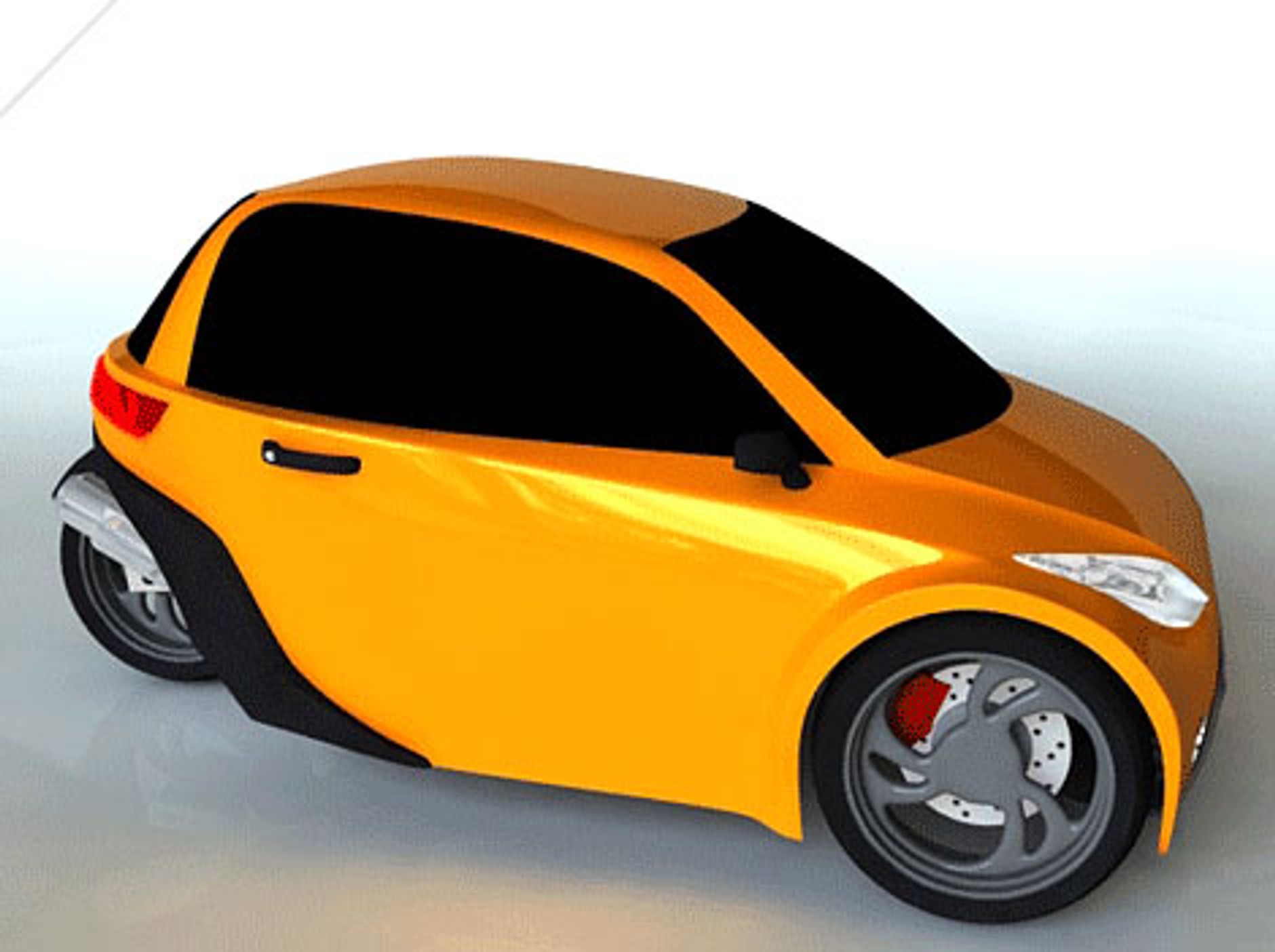 Pompéo: oszczędny miejski trójkołowiec (wideo)