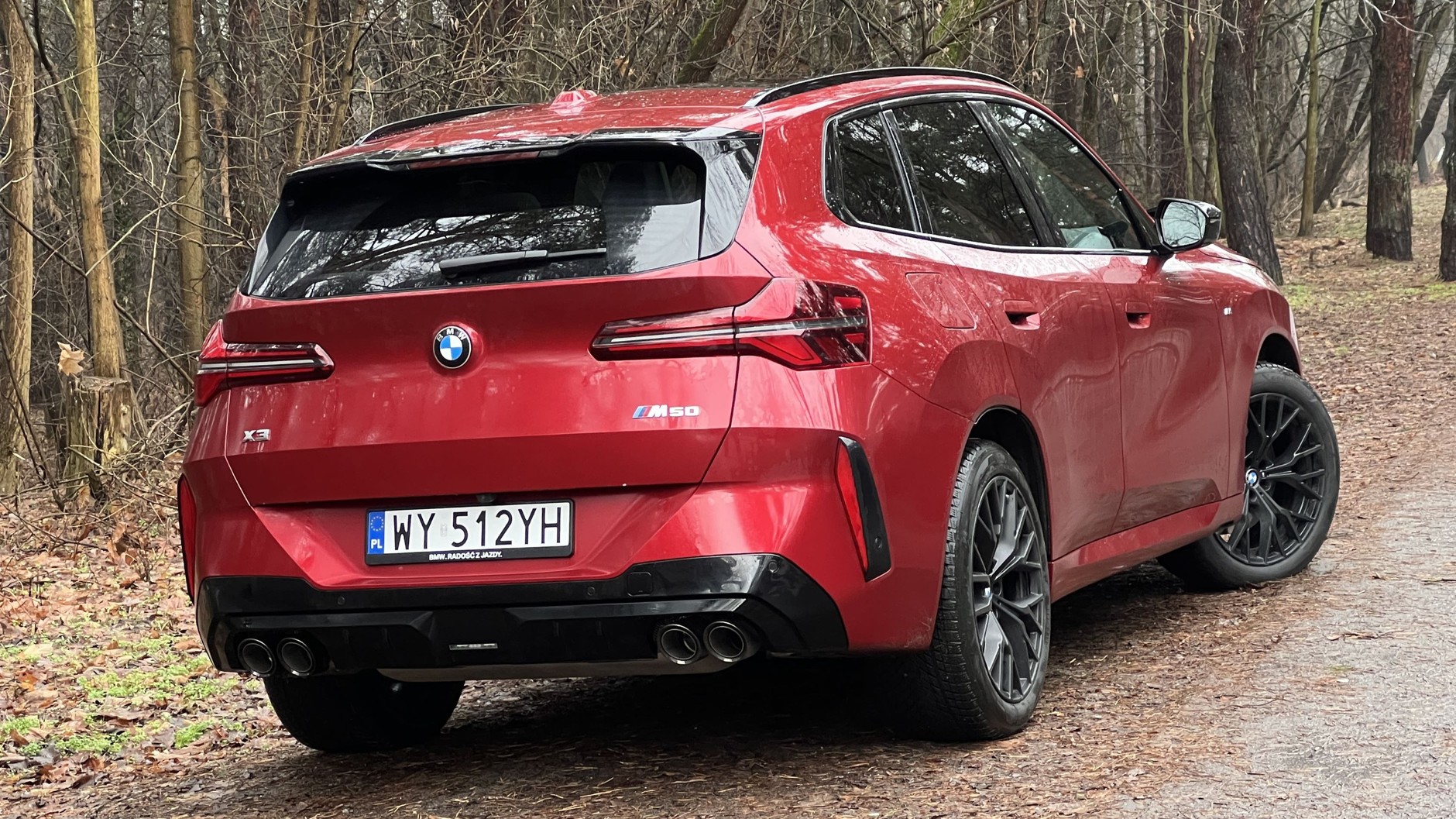 BMW X3 (czwarta generacja; kod G45; od 2024 r.; wersja M50 xDrive)