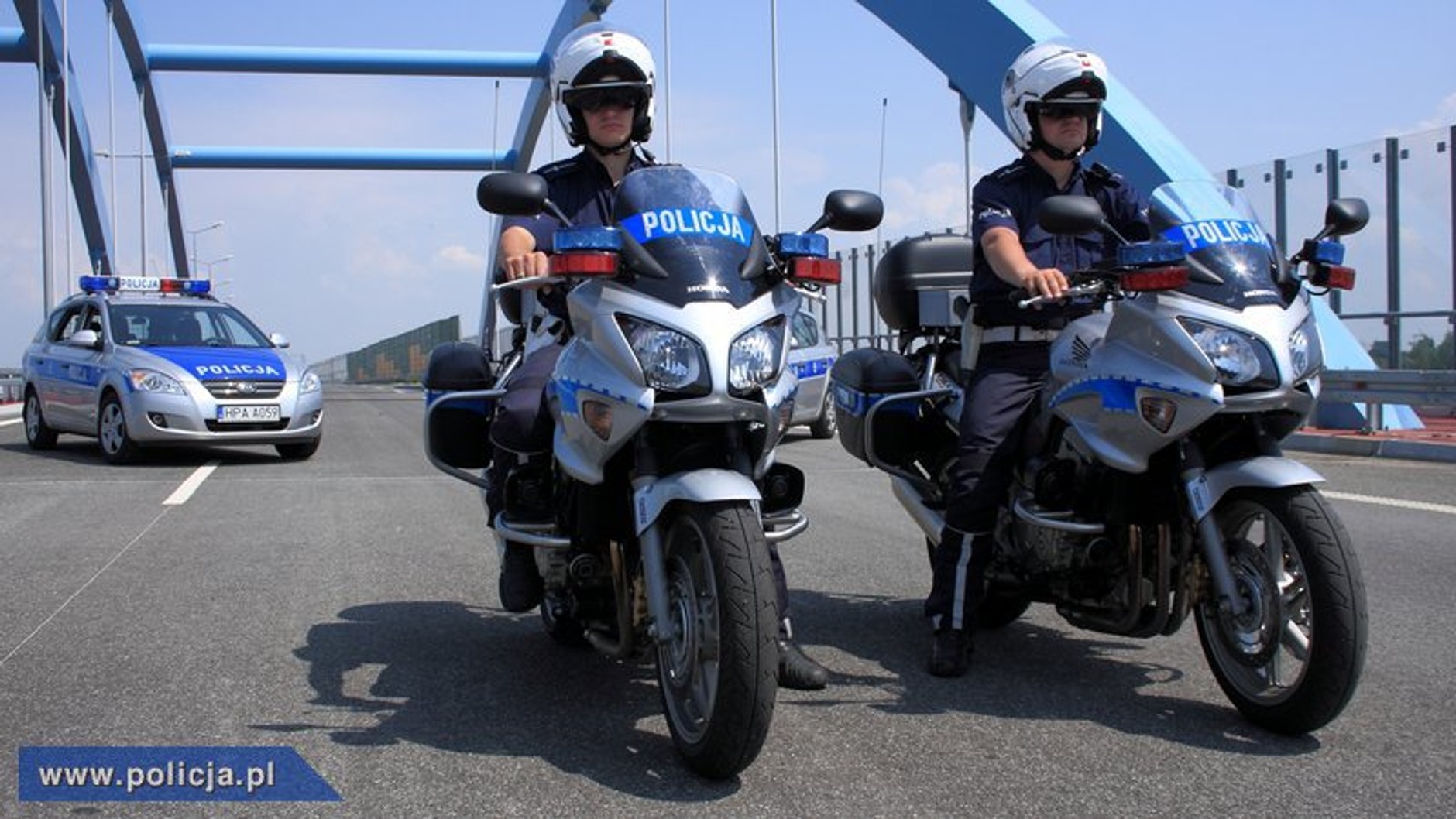 Policja na motocyklach