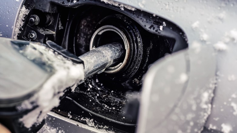 Tankowanie diesla zimą