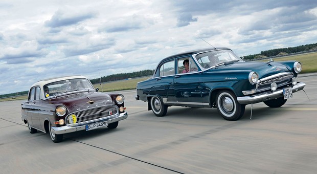 Opel Kapitan kontra Gaz Wołga M21 - klasyki z obu stron żelaznej kurtyny