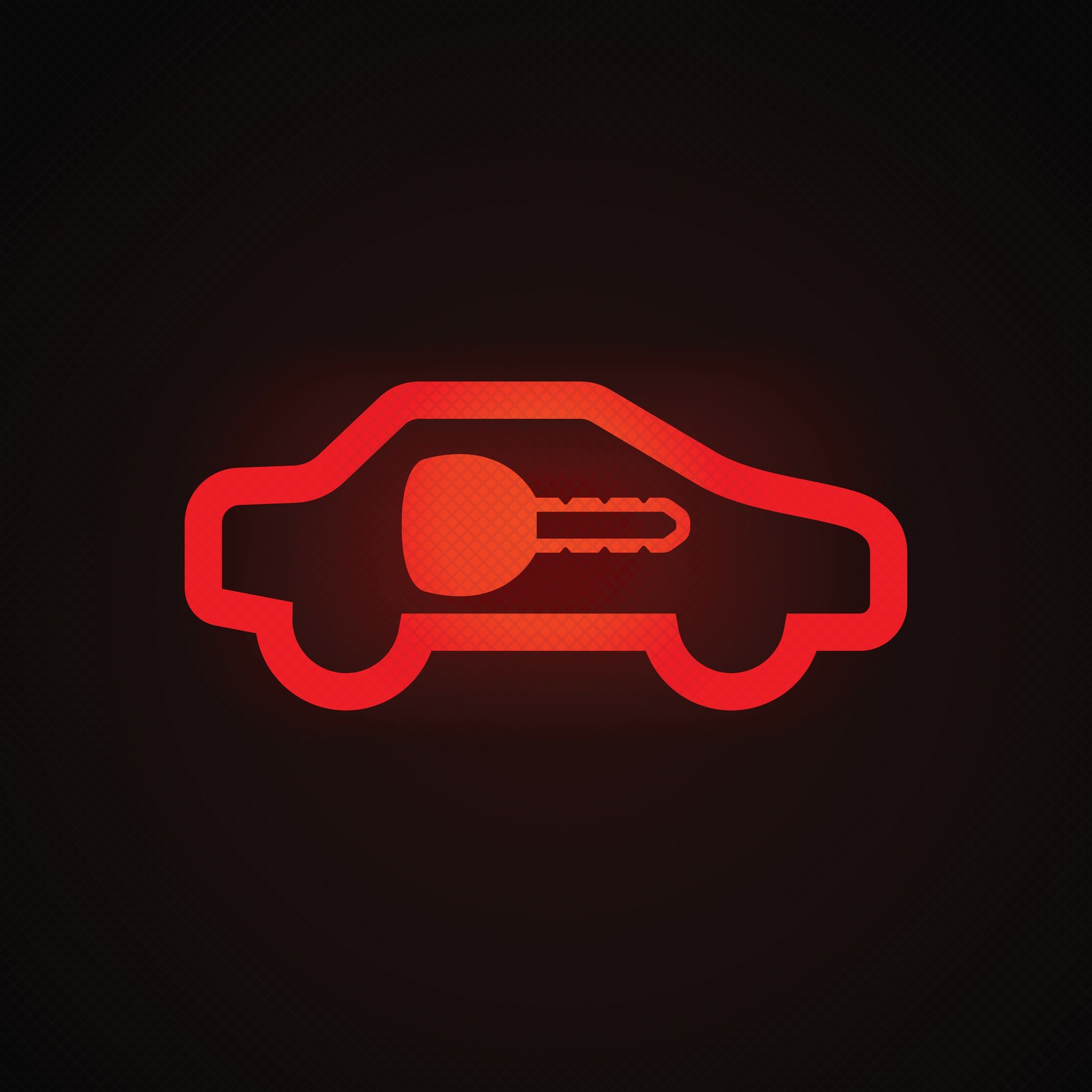 Kontrolka auta z kluczykiem