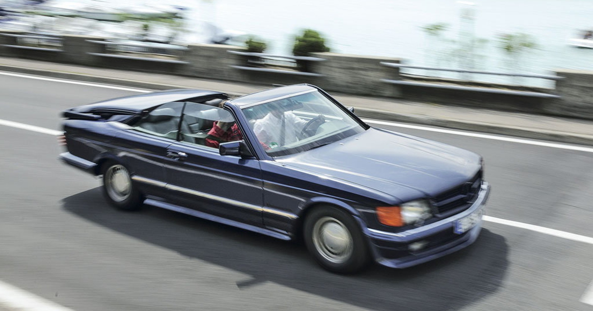 Stuningowane klasyki - Mercedes 500 SEC bb Magic Top