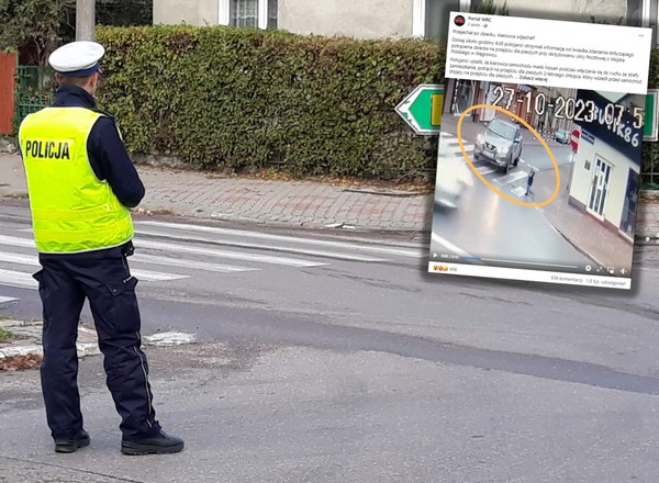 71-latek uderzył w dwulatka na pasach. O wszystkim dowiedział się od policji [WIDEO]