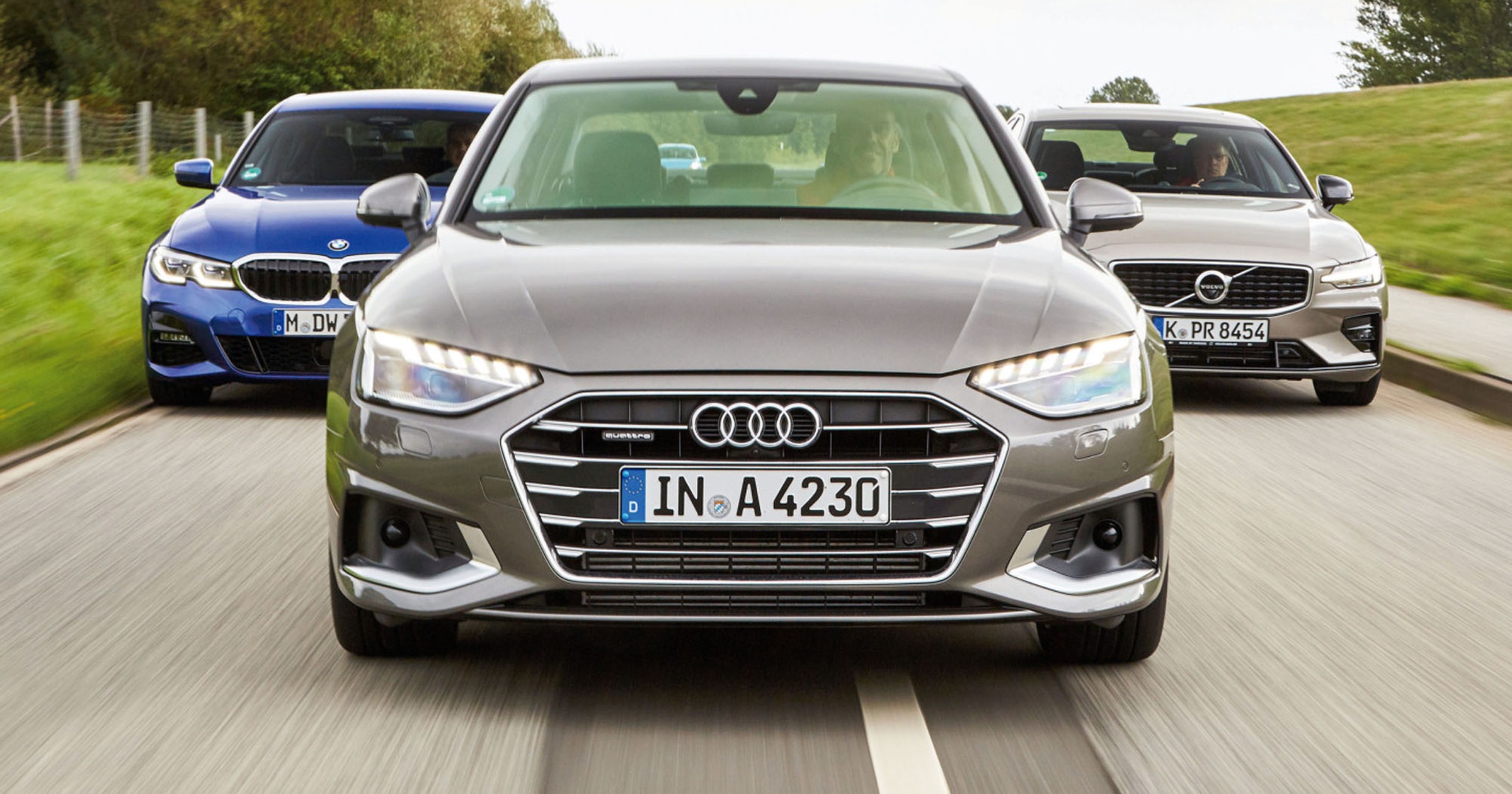Porównanie: Audi A4 kontra BMW serii 3 i Volvo S60