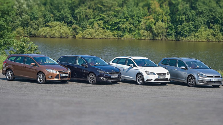 Ford Focus, Peugeot 308, Seat Leon i Volkswagen Golf – porównanie kompaktowych kombi