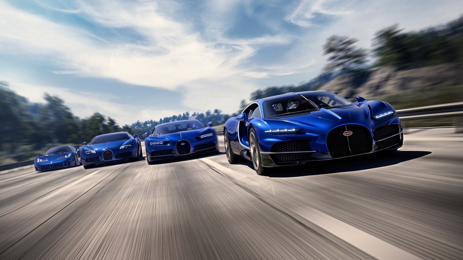 Bugatti Tourbillon i jego poprzednicy