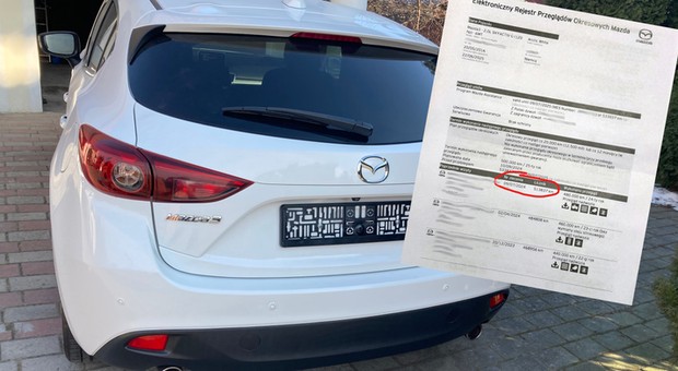 Handlarze widma i przekręcony licznik. Pan Mirosław kupił Mazdę 3 z Płocka "odmłodzoną" o ponad 330 tys. km