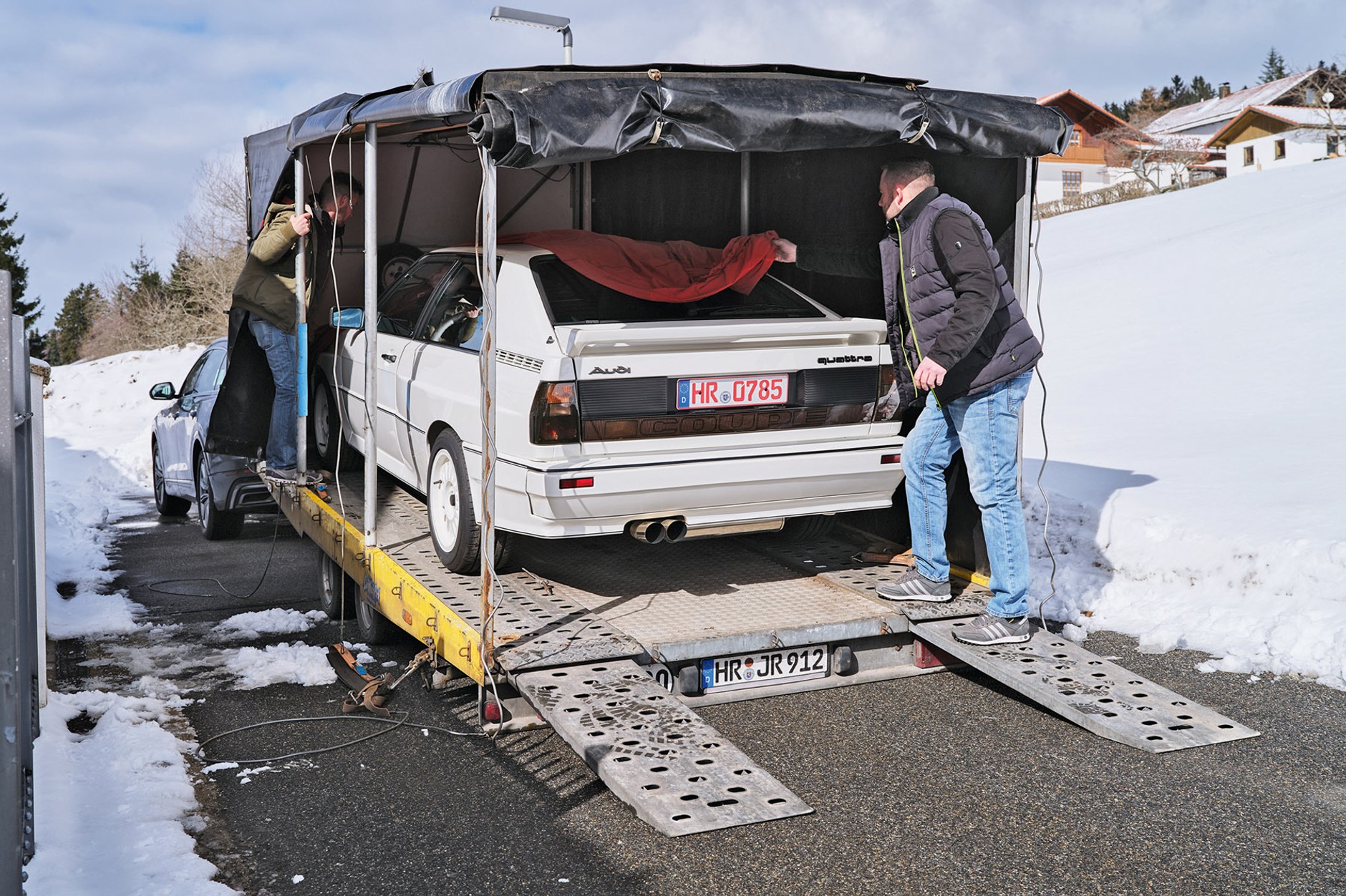 Odbudowane Audi quattro Waltera Röhrla