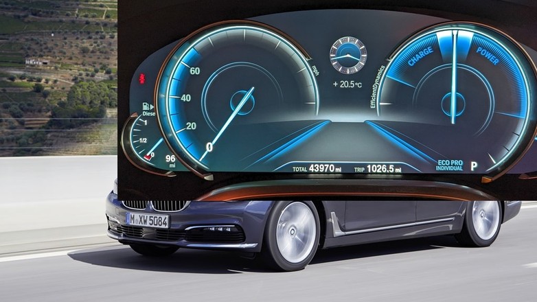 BMW serii 7 z dieslem pokonało 1026 mil (1650 km) na jednym baku