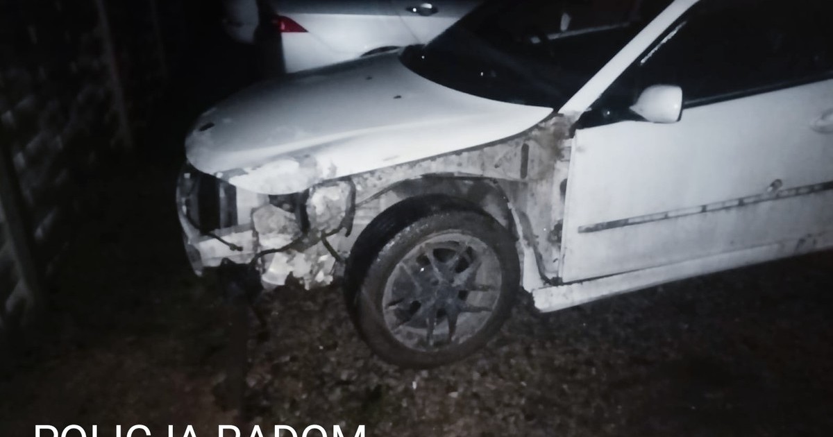 Samochód, którym kierowca doprowadził do pięciu kolizji 