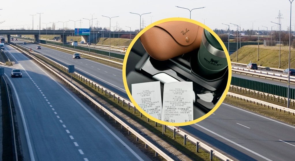 Kierowca pokazał, ile zapłacił za przejazd autostradą A2 (fot. screen: twitter.com/@norbertcala)