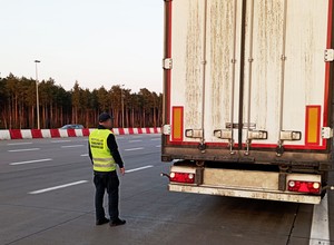 Kolejna rosyjska ciężarówka zatrzymana. Kierowca wpadł na autostradzie A2