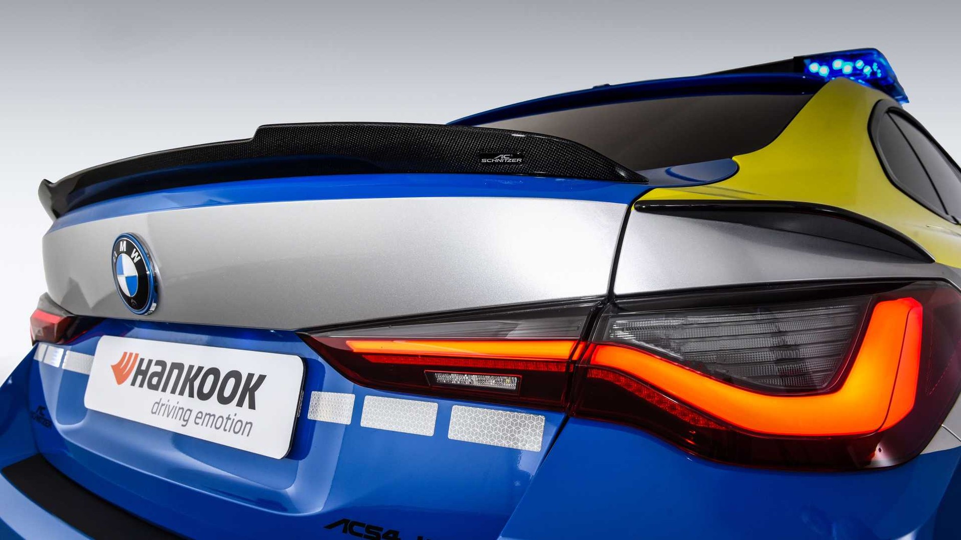 Koncepcyjny radiowóz BMW i4 AC Schnitzer