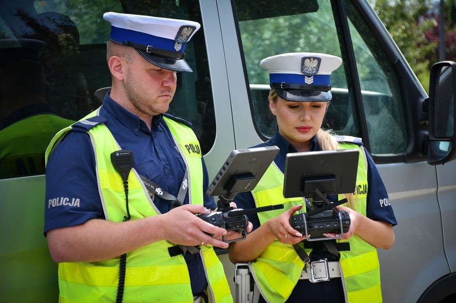 Policjanci prowadzili akcję tylko na jednym skrzyżowaniu. Mandaty dosłownie spadały z nieba