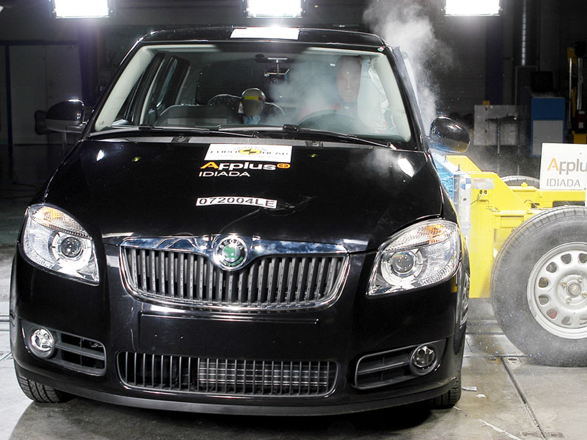 Škoda Fabia II - crashtest w wersji wideo