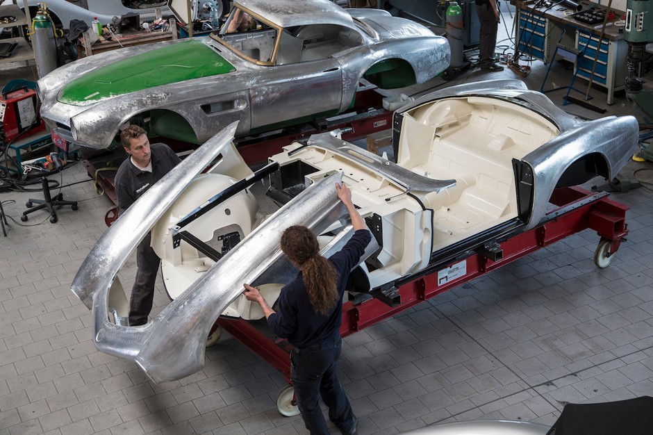 BMW 507 Elvisa Presleya podczas restauracji