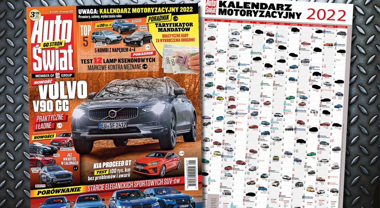 Nowy "Auto Świat" z kalendarzem motoryzacyjnym