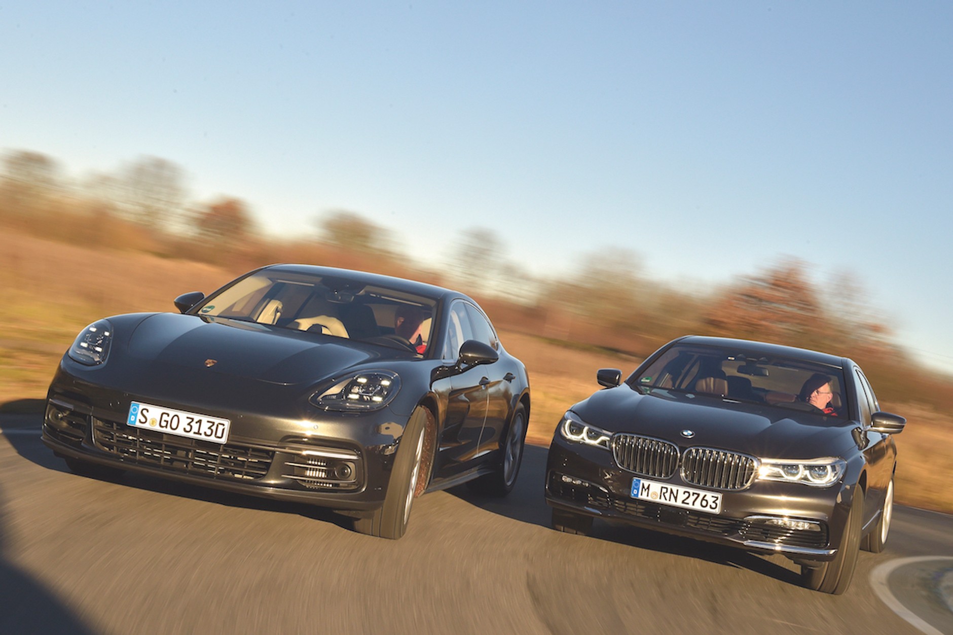 Porsche Panamera 4S Diesel kontra BMW 750d xDrive