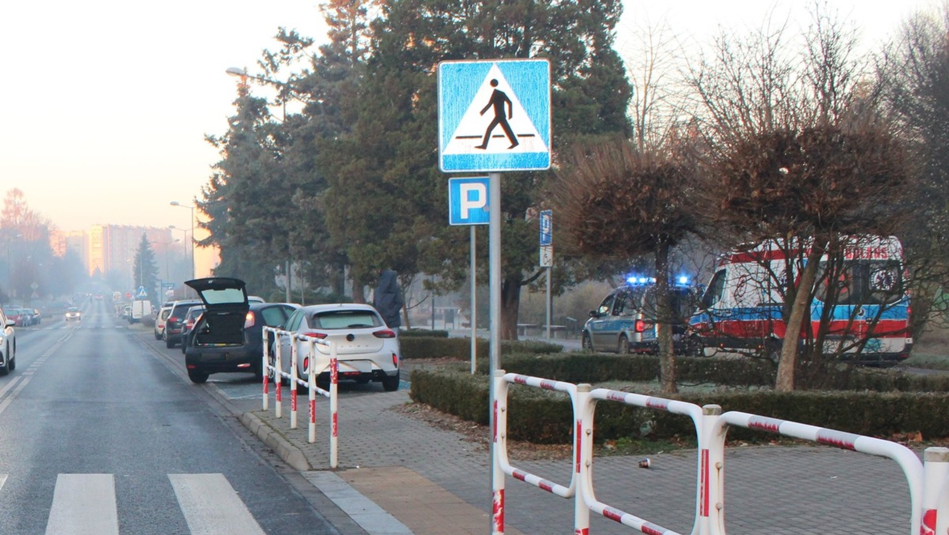 Do wypadku doszło w Oświęcimiu na ul. Tysiąclecia