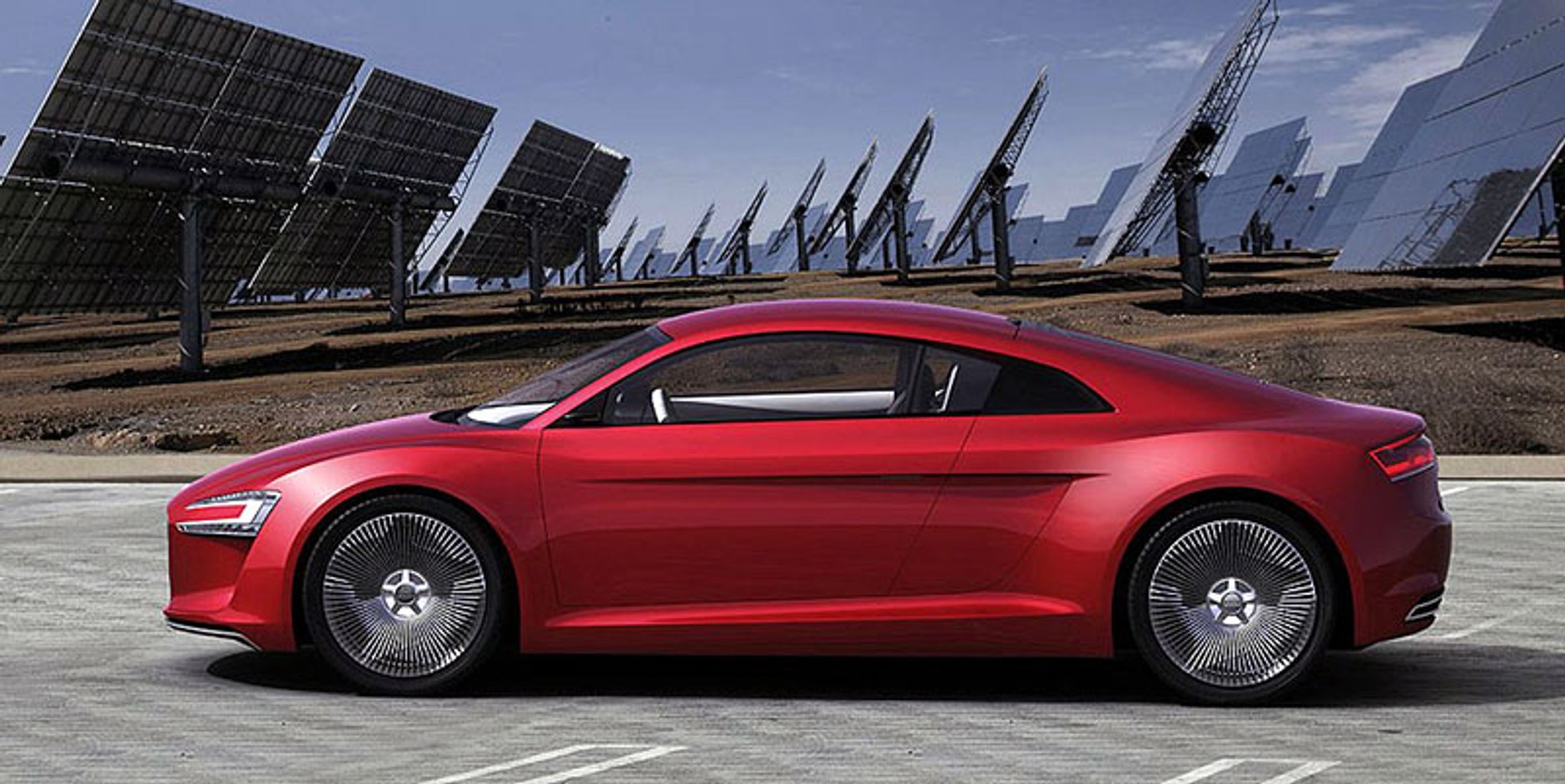 IAA Frankfurt 2009: Audi e-tron: R8 z 4 silnikami elektrycznymi