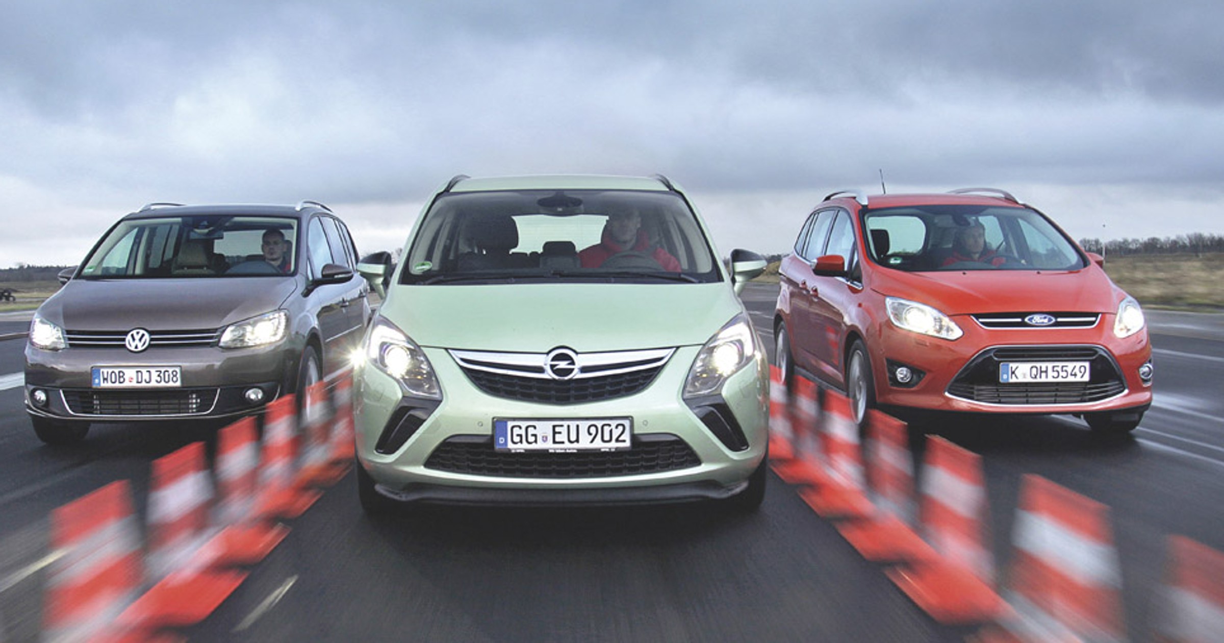Opel Zafira kontra Ford Grand C-Max i VW Touran: czy Opel może być liderem?