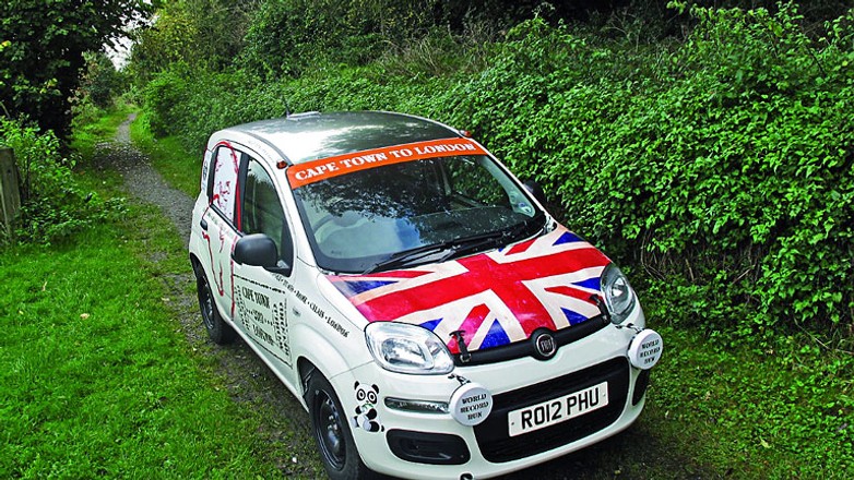 Fiat Panda pobije rekord na trasie Kapsztad-Londyn