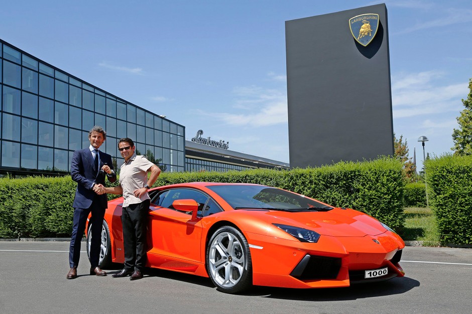 Lamborghini Aventador jak ciepłe bułeczki