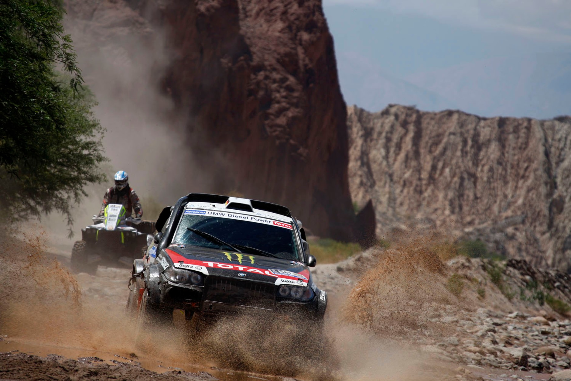 Rajd Dakar 2010: rewelacyjny Hołowczyc, dobra jazda motocyklistów (3.etap, wyniki, fot. Willy Weyens)