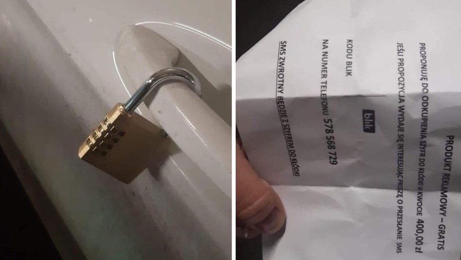 Złodzieje mają nową metodę – „na kłódkę”